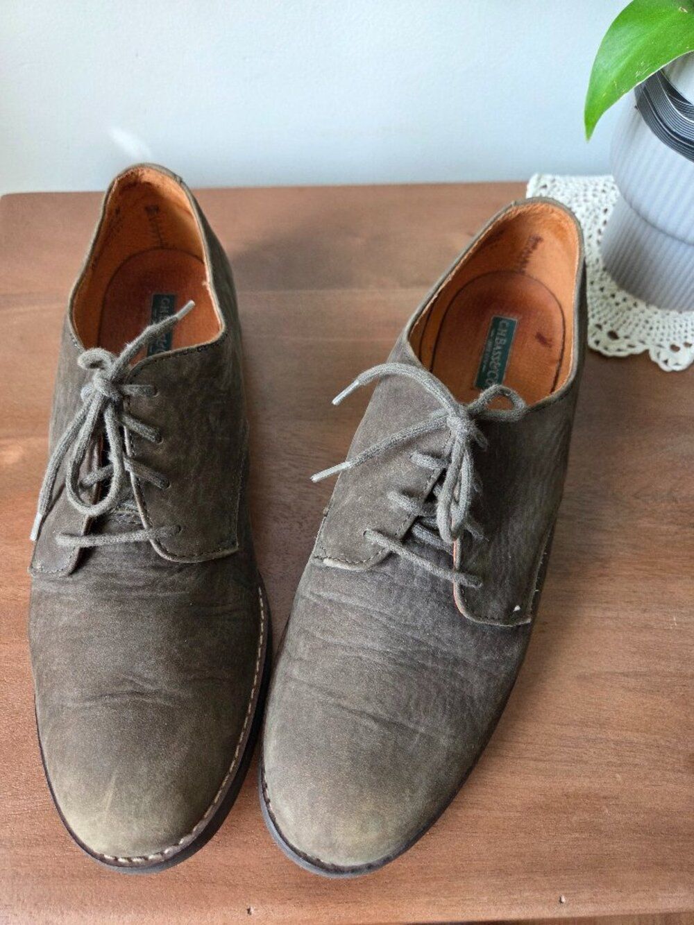 EUC GH BASS CO GENUINE LEATHER LACED OXFORDS SIZE 10 WOMENS